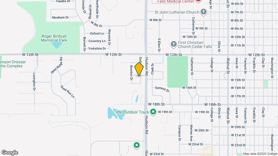 1405 Delta Dr Map and Location Details