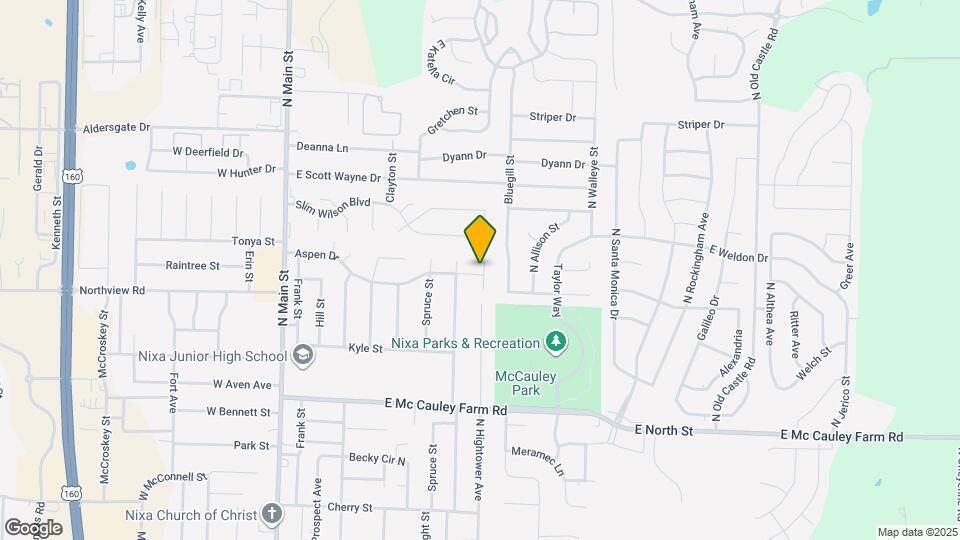 607 Aspen Dr Map and Location Details