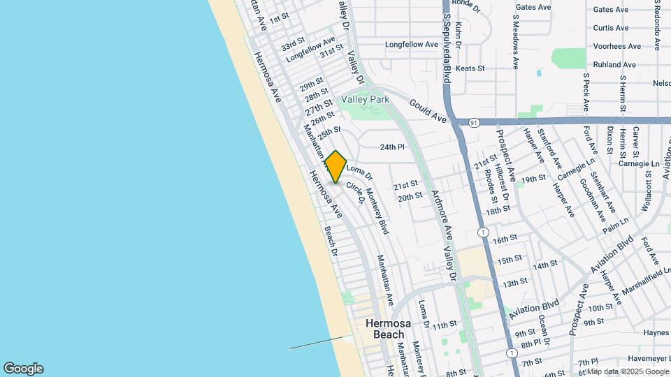 2127 Manhattan Ave Mapa y Detalles de la Ubicación
