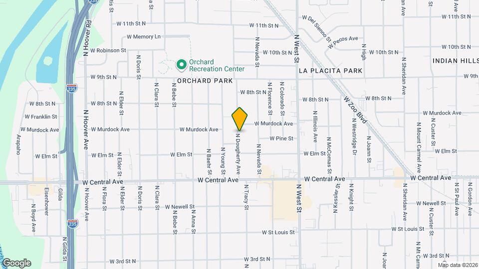 764 N Dougherty Ave Map and Location Details