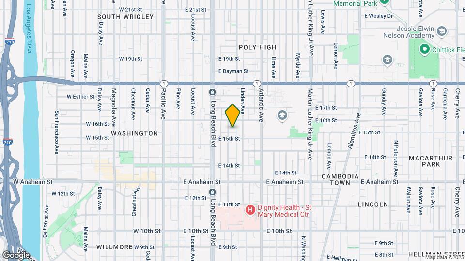 1550 Elm Ave Mapa y Detalles de la Ubicación