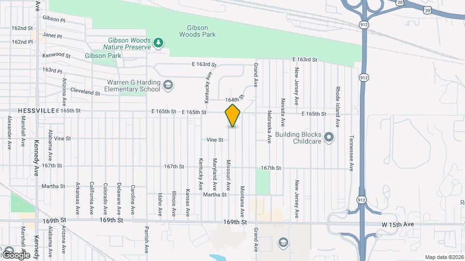 6533 Missouri Ave Map and Location Details