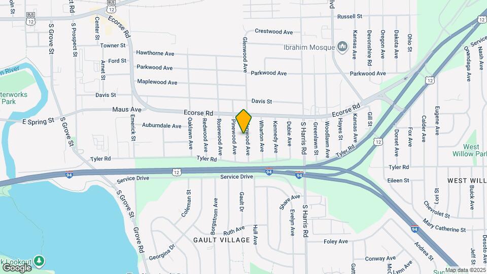 584 Glenwood Ave Map and Location Details