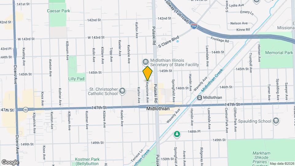 14519 Keystone Ave Mapa y Detalles de la Ubicación