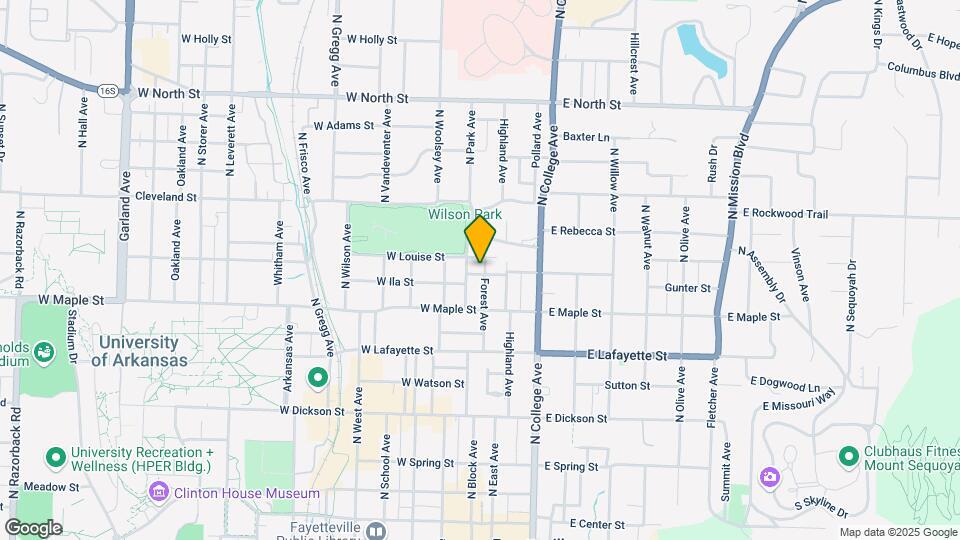 601 Forest Ave Map and Location Details
