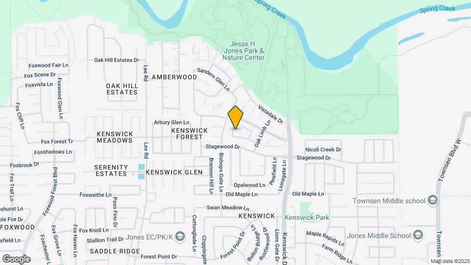 8203 Leafdale Dr Map and Location Details