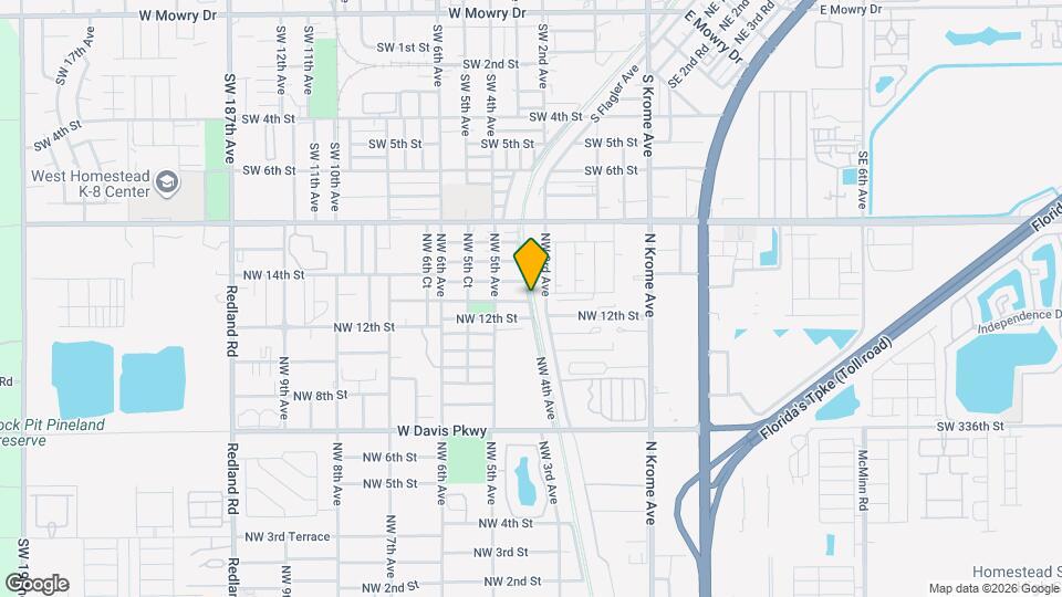1305 NW 4th Ave Map and Location Details