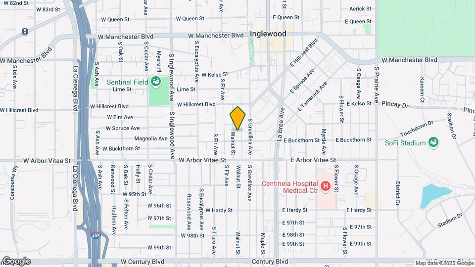 718 Walnut St Map and Location Details