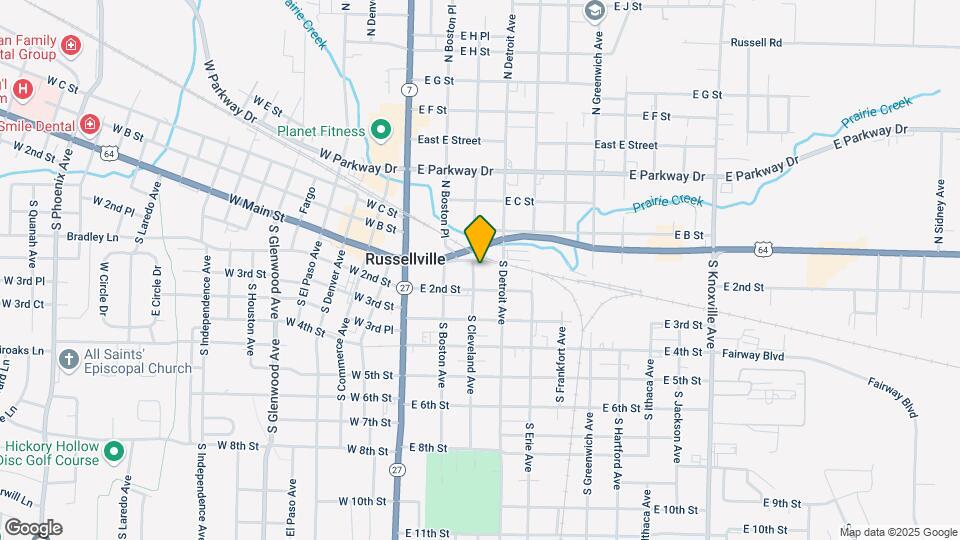 103 S Cleveland Ave Map and Location Details