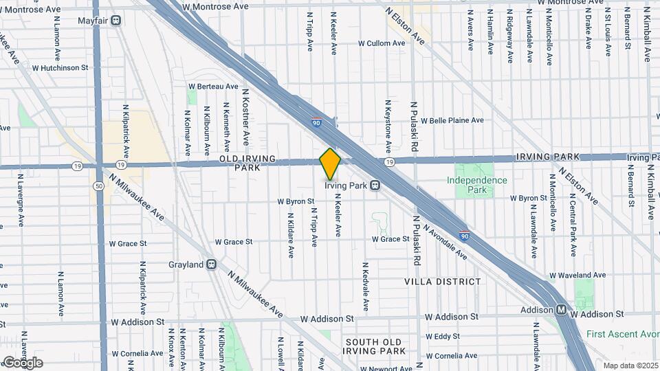 3920 N Keeler Ave, Unit 1S Map and Location Details