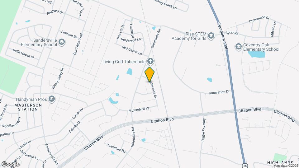 1005 Applecross Dr Map and Location Details