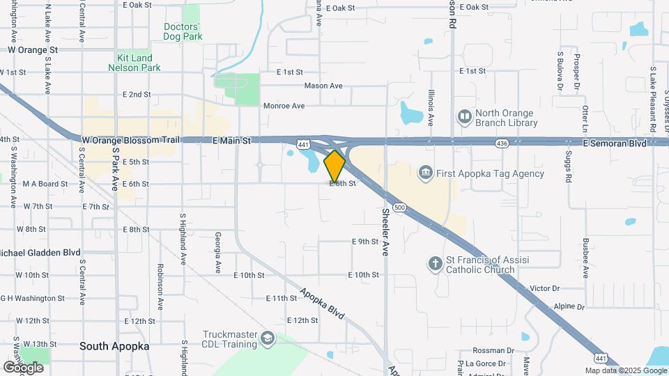 720 E 6th St Map and Location Details