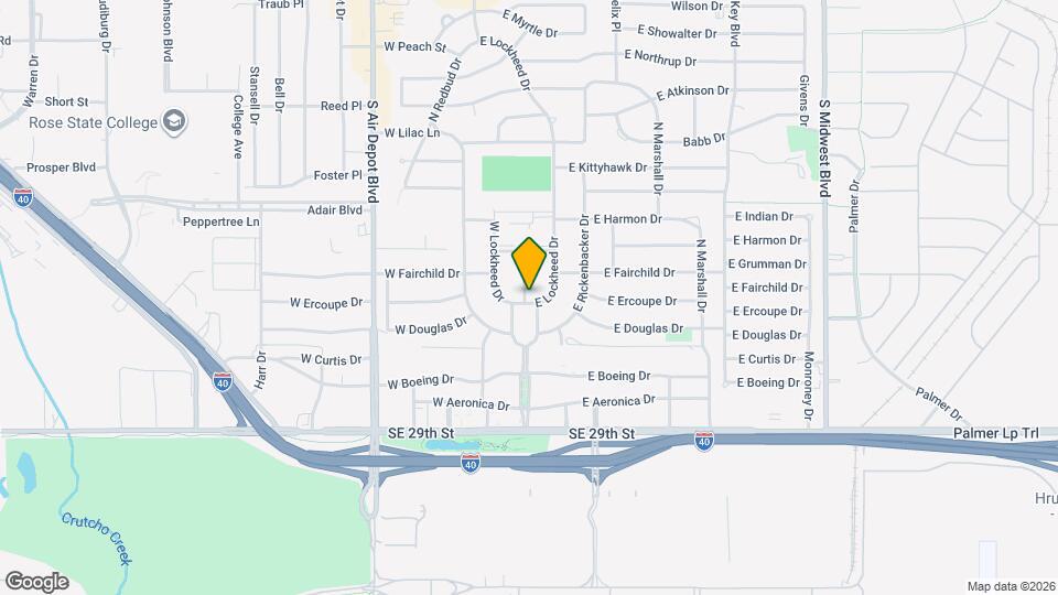 101 E Lockheed Dr Map and Location Details