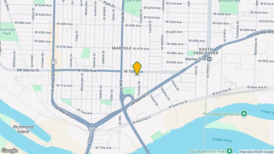 8635 Fremlin St, Unit 1xx Map and Location Details