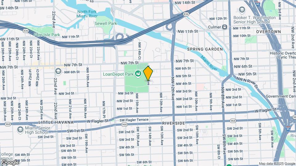 434 NW 14th Ave Map and Location Details