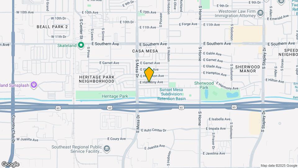 449 E Harmony Ave Map and Location Details