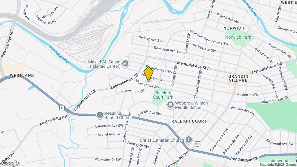 2433 Windsor Ave SW Map and Location Details