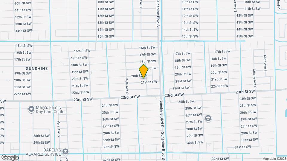 3202 21st St SW Map and Location Details