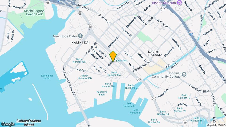 275 Kalihi St Map and Location Details