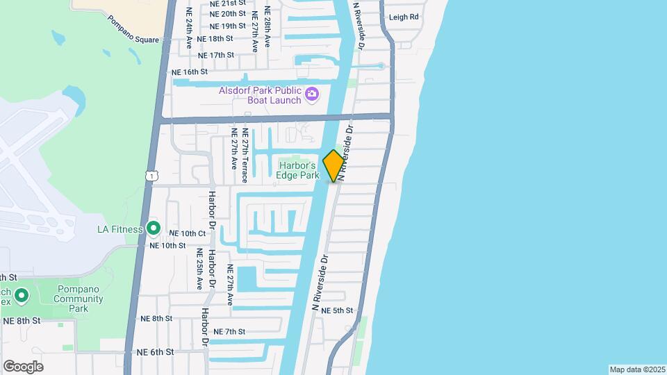 999 N Riverside Dr Map and Location Details