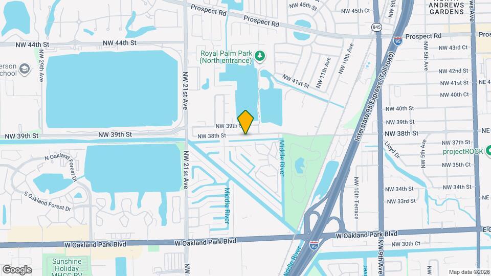 1736 NW 38th St Map and Location Details