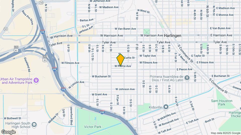 914 W Pierce Ave Map and Location Details