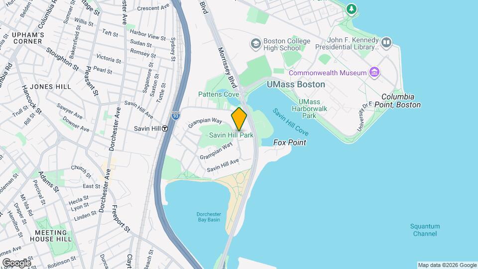 257 Savin Hill Ave Map and Location Details