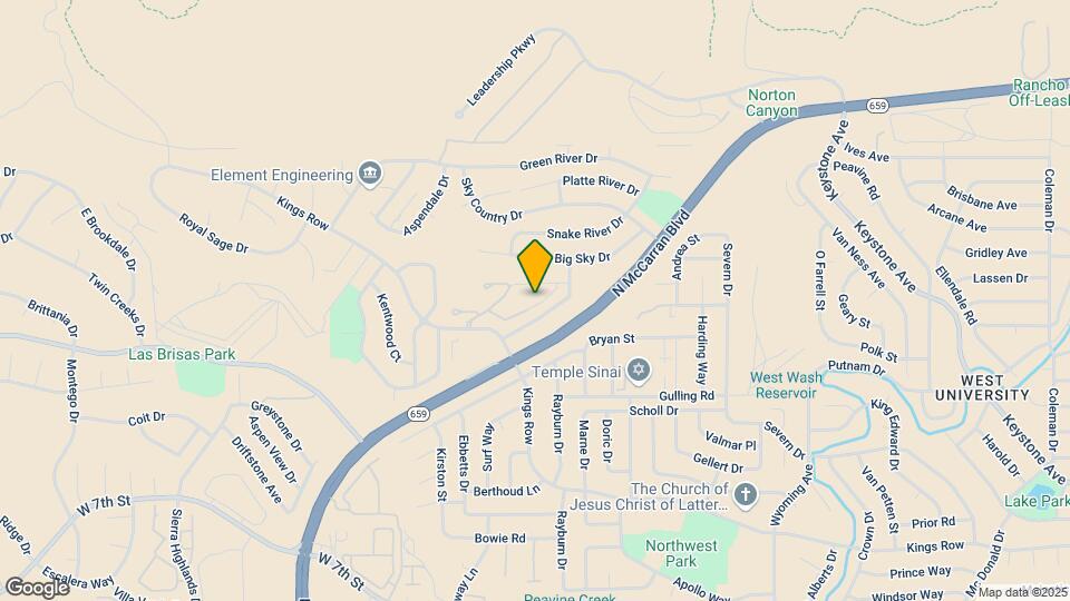 3485 Rosalinda Dr Map and Location Details