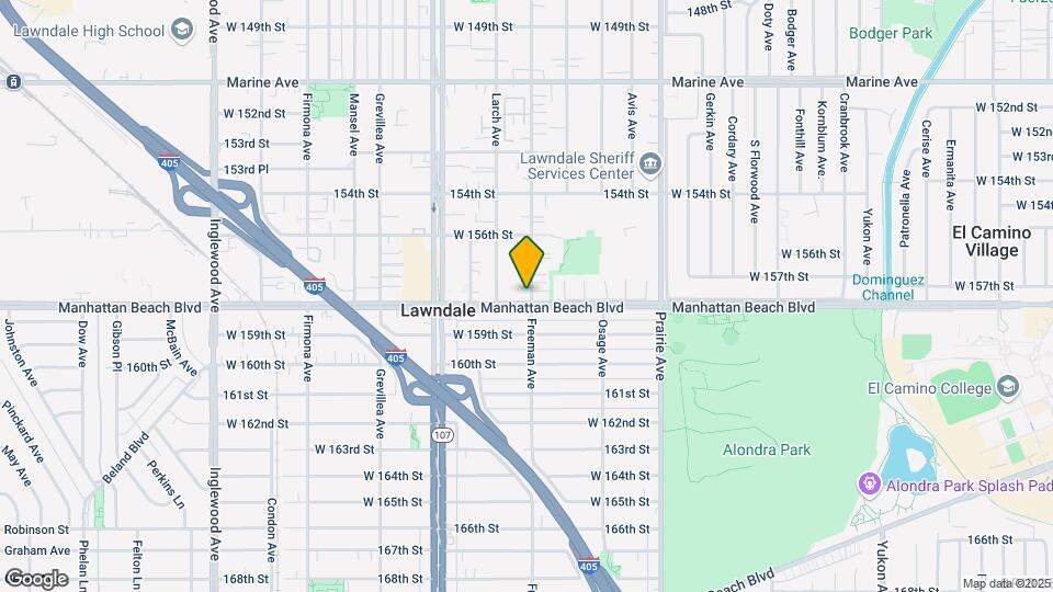 4207 Manhattan Beach Blvd Map and Location Details