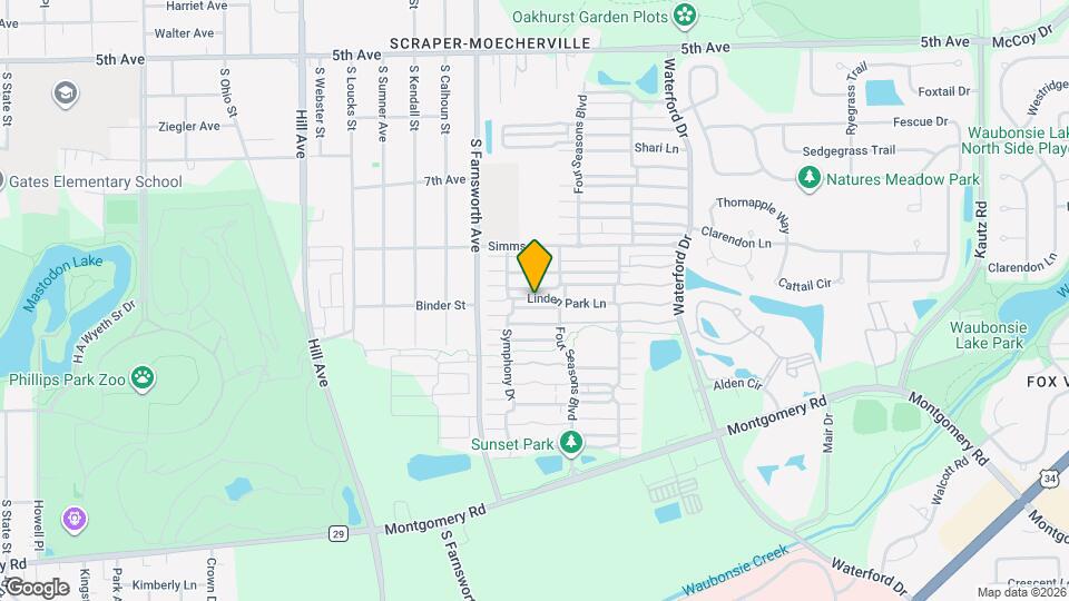 1637 Linden Park Ln Map and Location Details