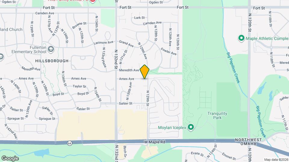 12909 Ames Ave Map and Location Details