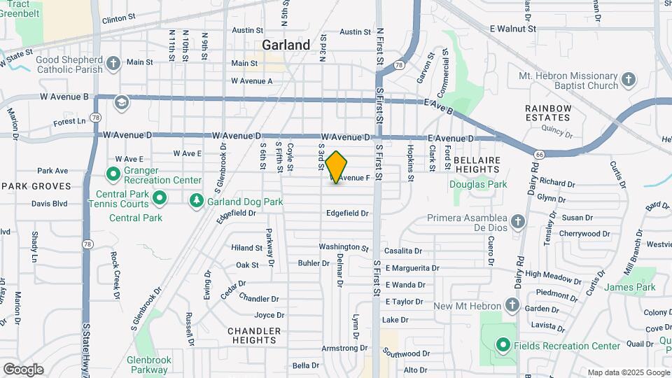 201 W Avenue G Map and Location Details