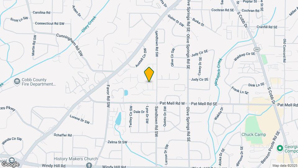 2129 Summer Wind Dr SW Map and Location Details