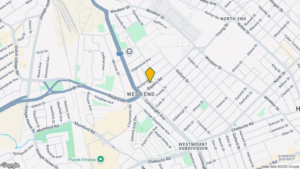 6537 Bayers Rd Map and Location Details