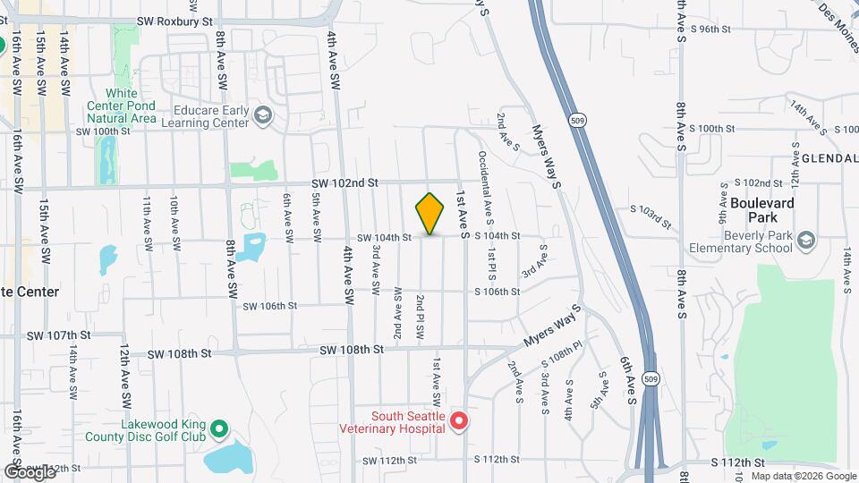 10404 2nd Pl SW Map and Location Details