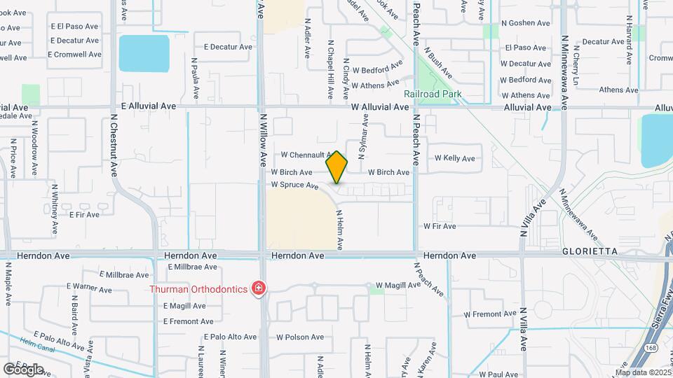 572 N Adler Ave Map and Location Details