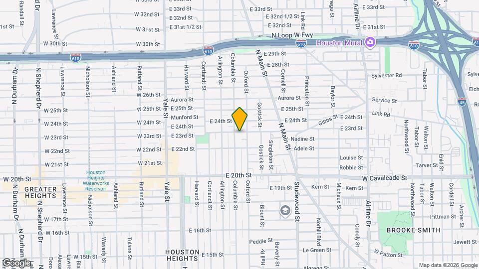 504 E 23rd St Map and Location Details