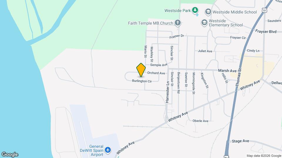 518 Burlington Cir Map and Location Details