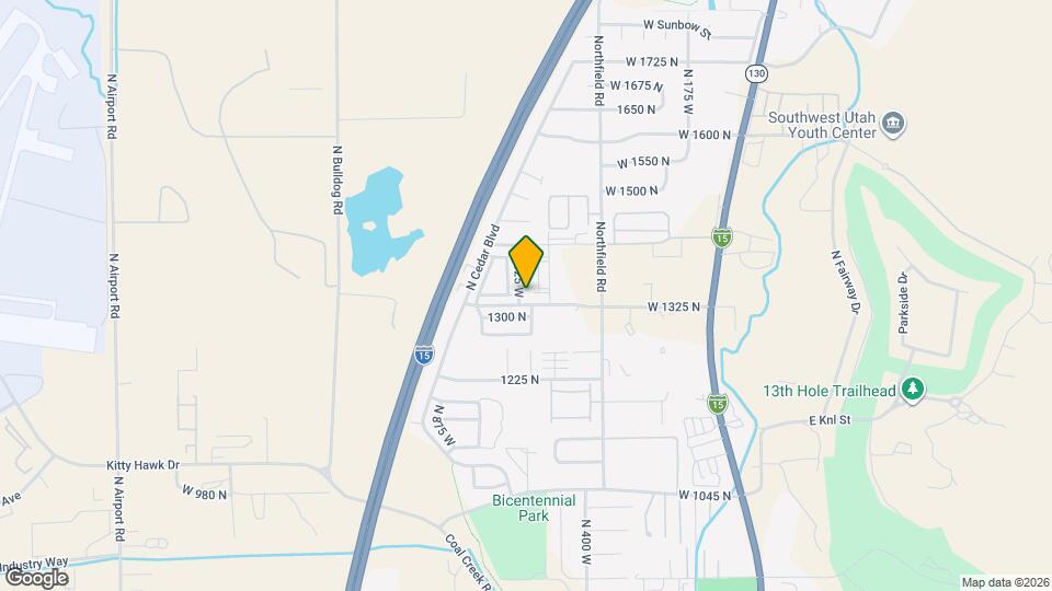 1332 N 625 W Map and Location Details