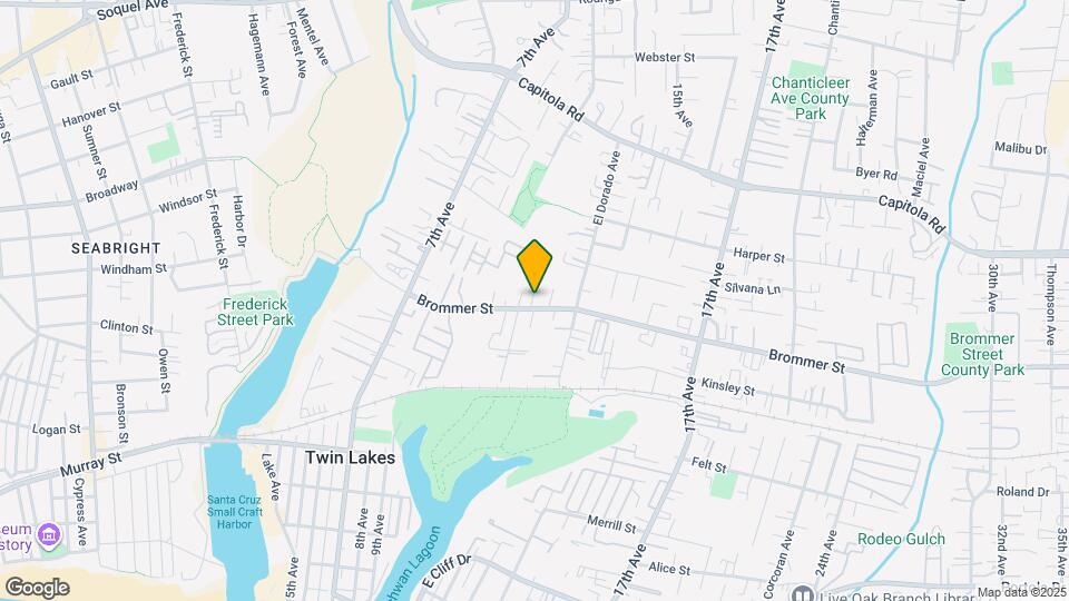 1047 Brommer St, Unit 1047B Mapa y Detalles de la Ubicación