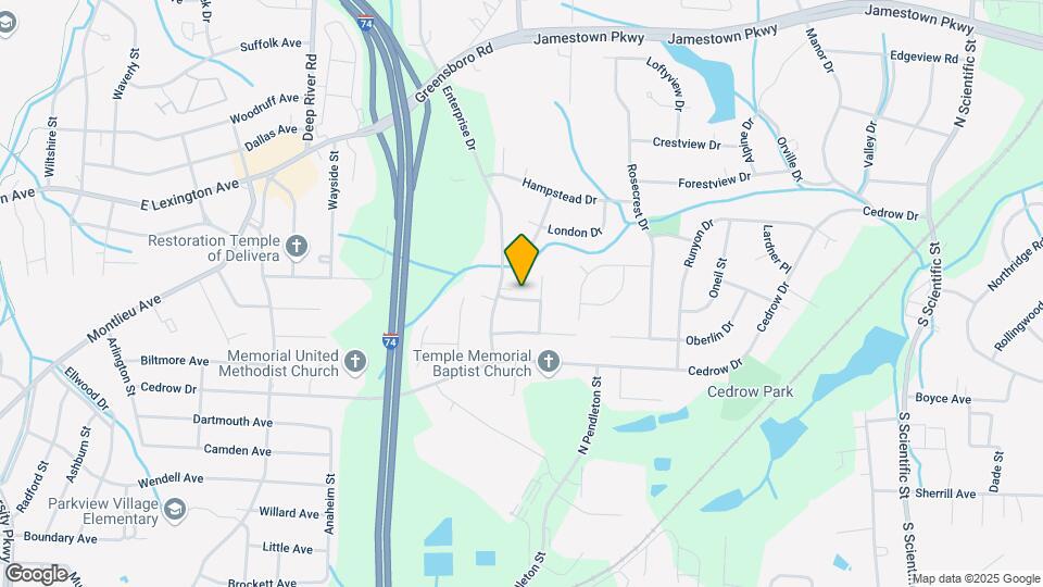1451 Finsbury Ln Map and Location Details