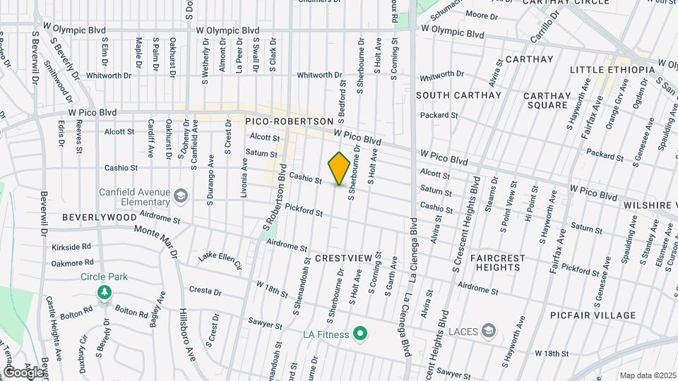 1506 S Bedford St Map and Location Details