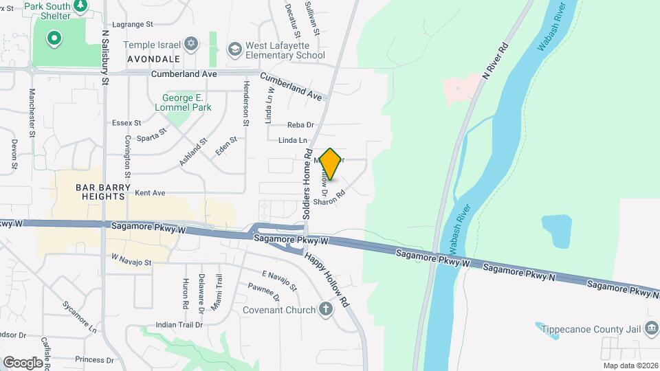 2616 Willow Dr Map and Location Details