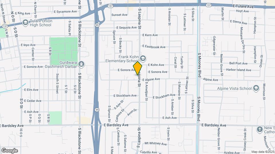 693 S Laspina St Map and Location Details