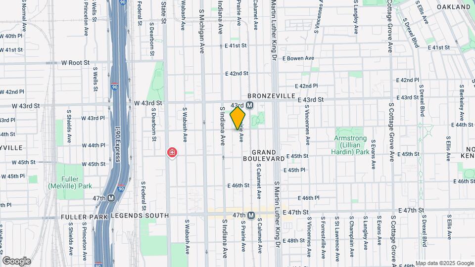 4404 S Prairie Ave Map and Location Details
