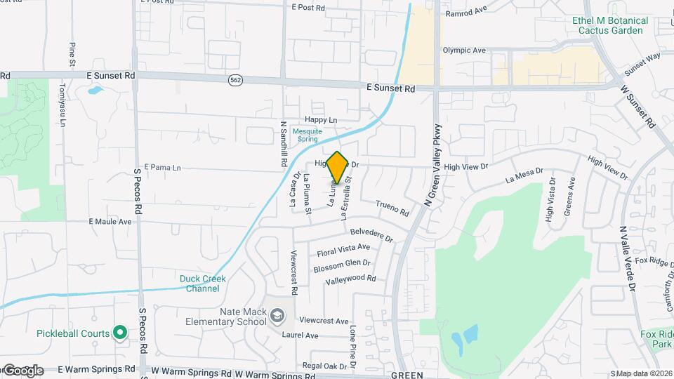 2422 La Luna Dr Map and Location Details