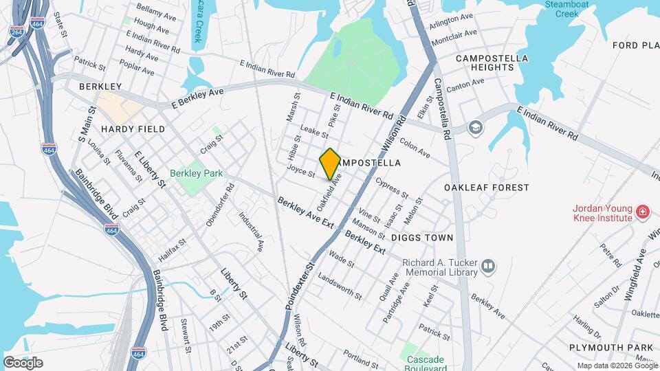 1021 Joyce St Map and Location Details