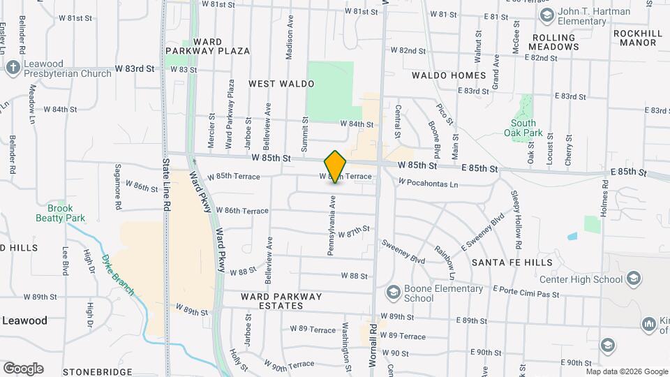 512 W 86th St Map and Location Details