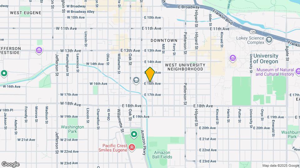 284 E 16th Ave Mapa y Detalles de la Ubicación