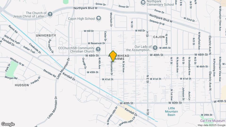 4157-4159 1/2 Mountain Dr Mapa y Detalles de la Ubicación